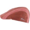 Plain color flat cap with two-tone fabric