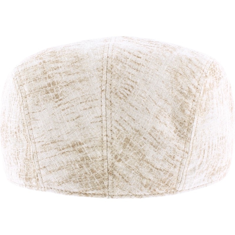 Plain colour linen flat cap