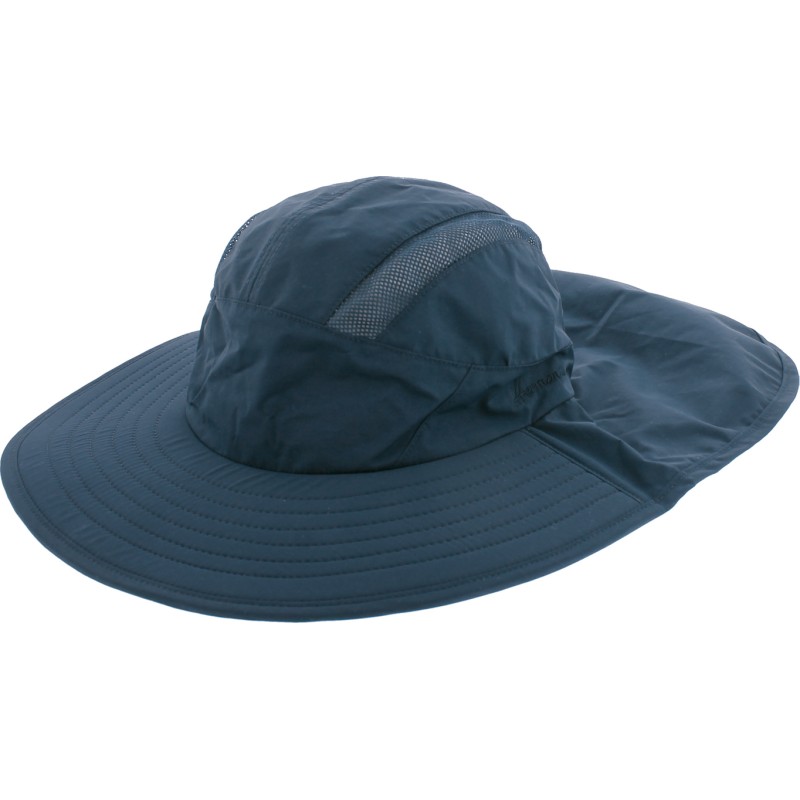 bob herman rando sport avec protection soleil chapeau anti uv UPF50 coloris bleu