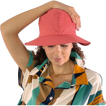 Plain color floppy hat. With sun protection close to UPF 50