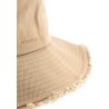 chapeau de femme capeline herman en coton coloris beige