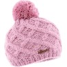 bonnet enfant pompon rose