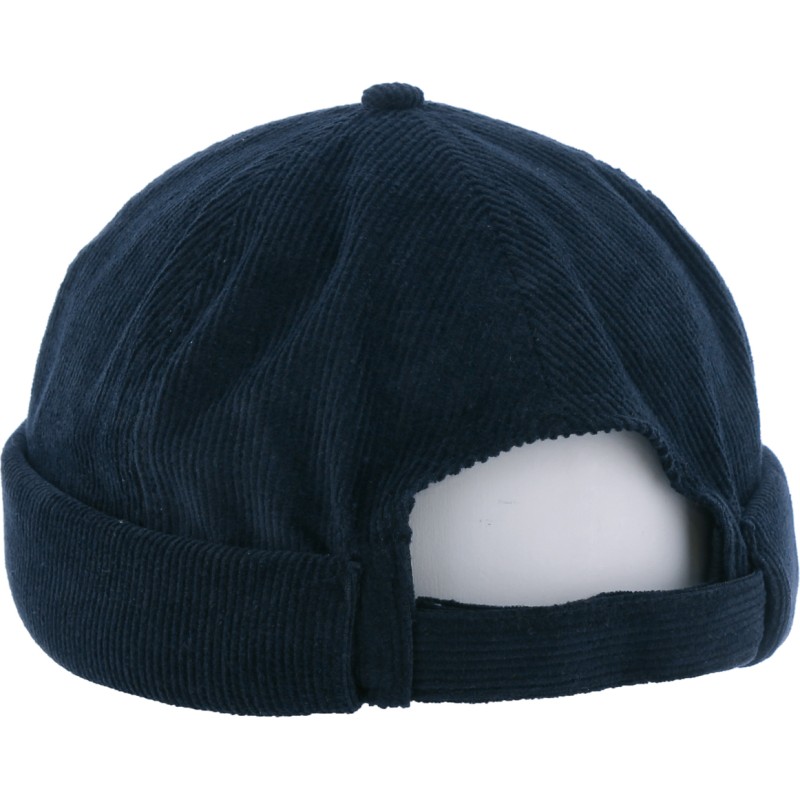 Velvet cotton sailor cap