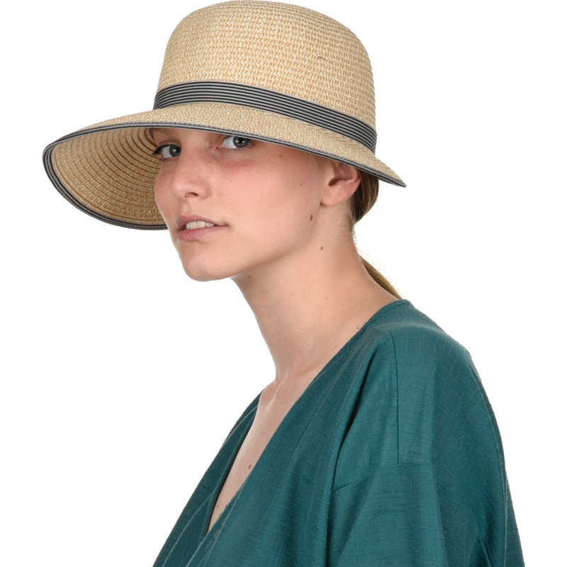 casquette paille femme