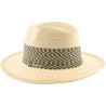 chapeau femme bicolore