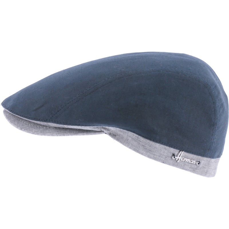 Two-tone flat cap