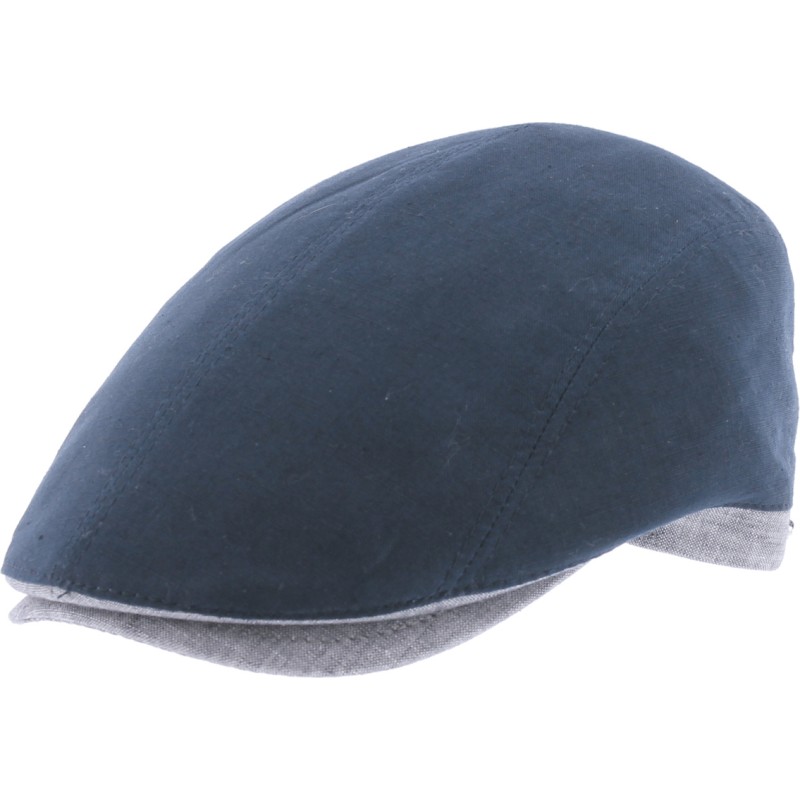 Two-tone flat cap