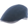 Two-tone flat cap