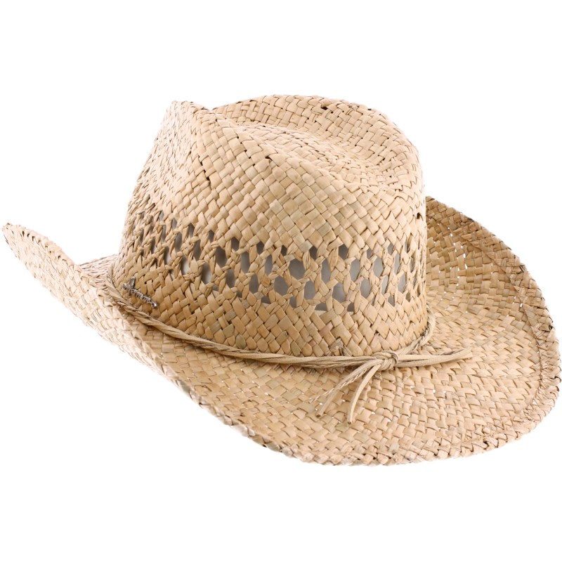 Cowboy hat in natural straw