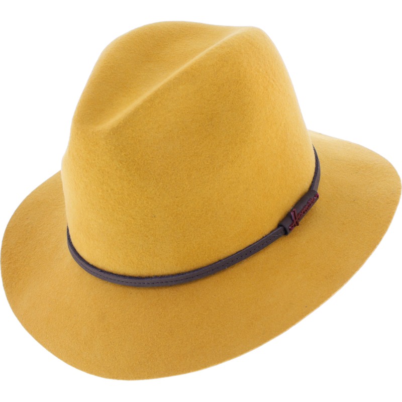 Large brim hat, with thin hatband