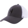 Baseball cap with tone-on-tone rear mesh, with an embroidered H.