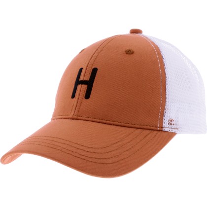 Baseball cap with tone-on-tone rear mesh, with an embroidered H.