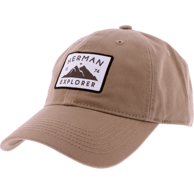 Plain color baseball cap with Herman Explorer patch.