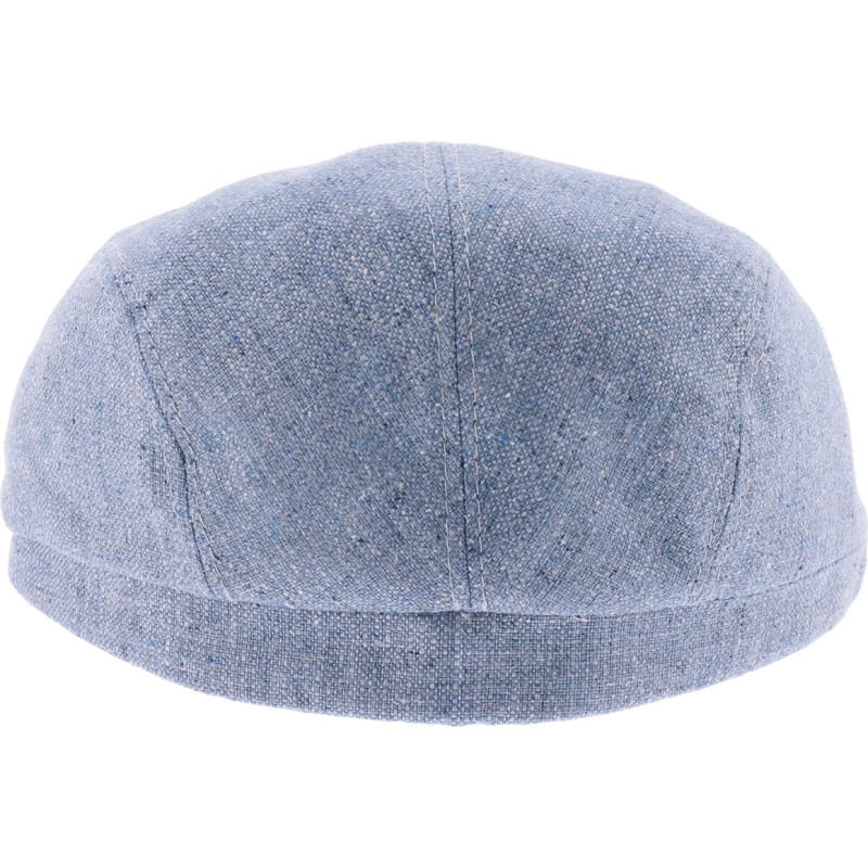 Casquette plate unie en soie