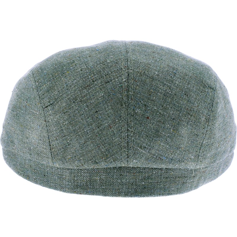 Plain silk flat cap