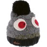 bonnet enfant pompon et yeux monstre