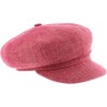 Casquette gavroche femme unie, avec élastique à l'arrière.