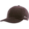 Plain velvet baseball cap with ear flaps and plush interior