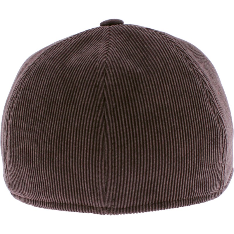 Casquette baseball en velours uni avec rabats oreilles et intérieur pl