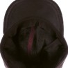 Plain velvet baseball cap with ear flaps and plush interior