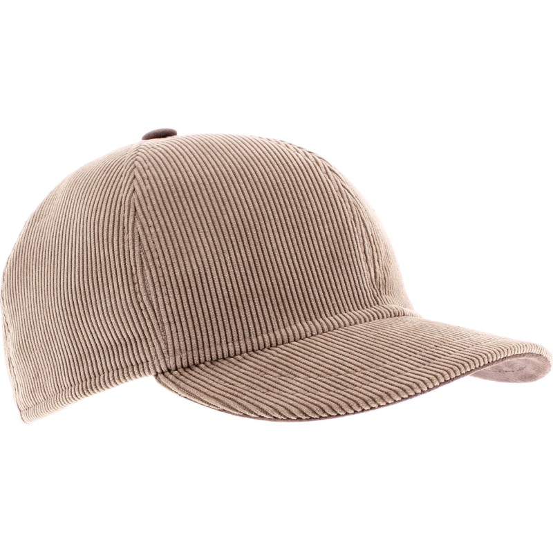 Casquette baseball en velours uni avec rabats oreilles et intérieur pl