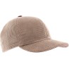 Plain velvet baseball cap with ear flaps and plush interior