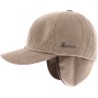 Casquette baseball en velours uni avec rabats oreilles et intérieur pl