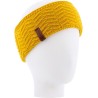 Plain adult headband with a fine chevron knit.