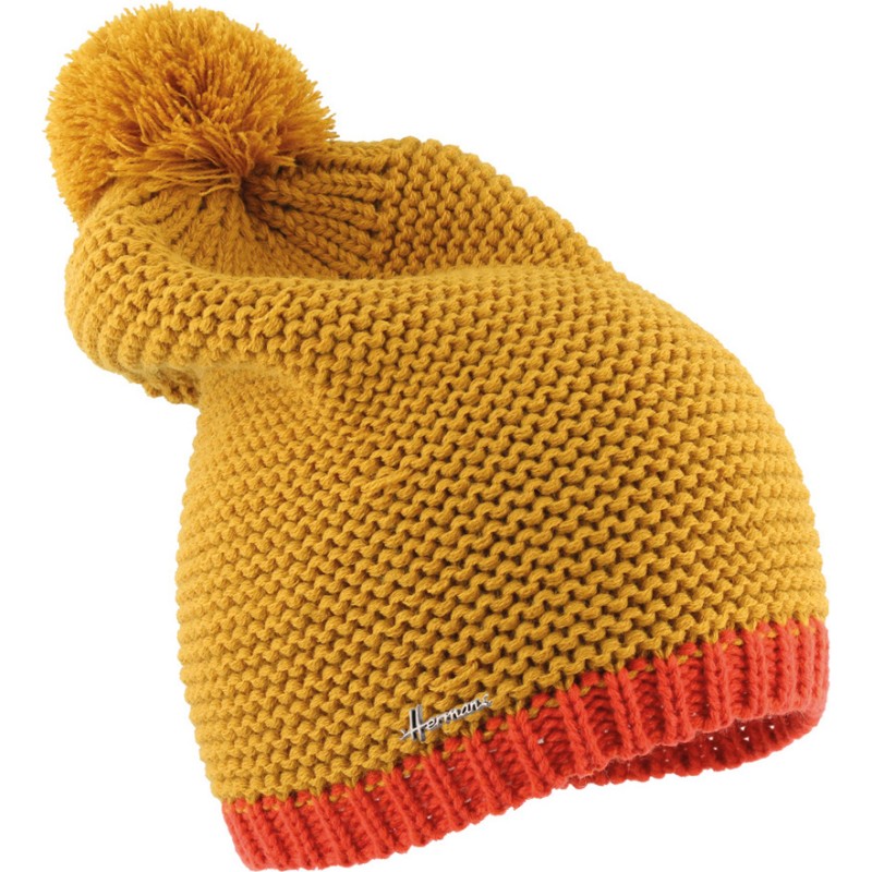 bonnet enfant moutarde