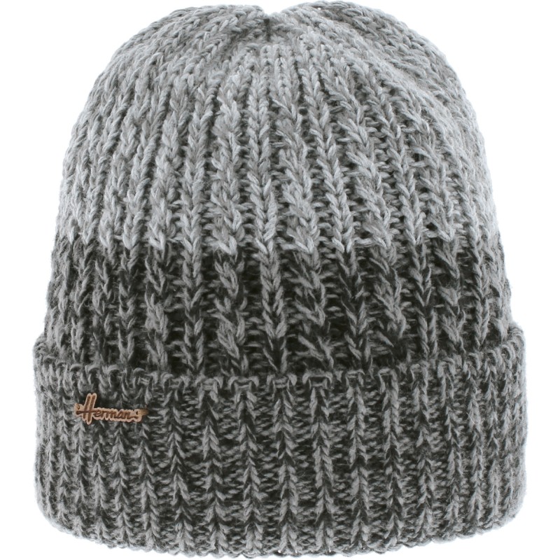 Adult knit hat, cuffed with fleece lining