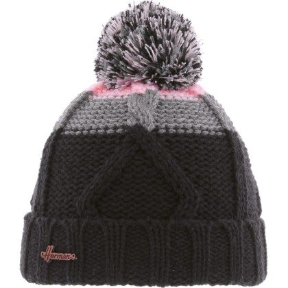 Bicolor jacquard beanie