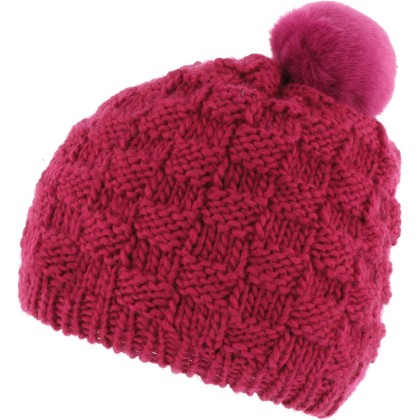 bonnet pompon femme