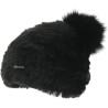 Bonnet en lapin uni avec pompon