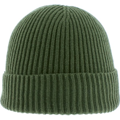 Plain short men's beanie with cuffs