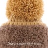 bonnet enfant a doublure en plush doux