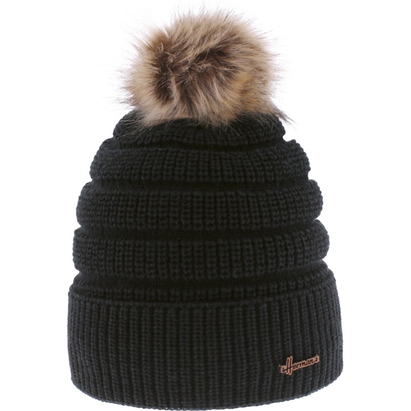 bonnet femme hiver pompon