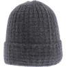 Men's plain acrylic beanie with cuff