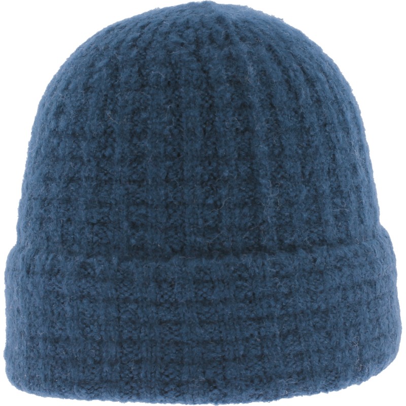 Men's plain acrylic beanie with cuff