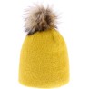 bonnet hiver moutarde