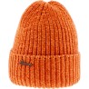 bonnet en maille orange