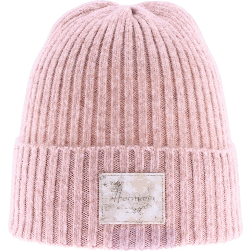 bonnet femme hiver coloris rose