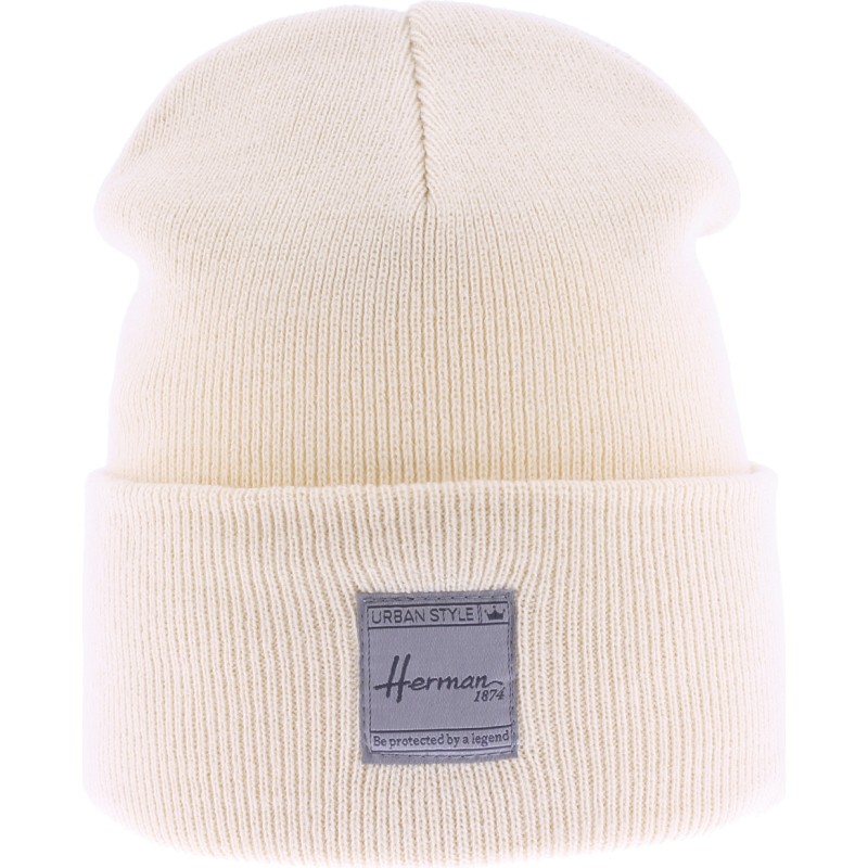 Straight turn-up beanie