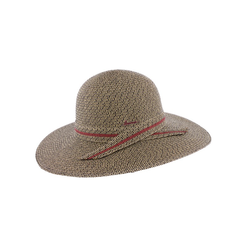 Paper straw hat bicolour