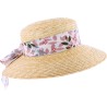 chapeau femme capeline grand bord en paille naturelle